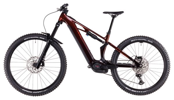 VTT Électrique Tout-Suspendu Cube Stereo Hybrid One77 HPC Race 800 Shimano Deore 12V 800 Wh 29''/27.5'' Orange Liquid 2025 – Image 4