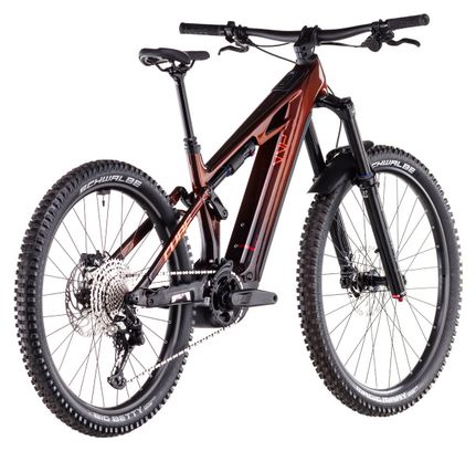 VTT Électrique Tout-Suspendu Cube Stereo Hybrid One77 HPC Race 800 Shimano Deore 12V 800 Wh 29''/27.5'' Orange Liquid 2025 – Image 6