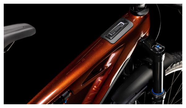 VTT Électrique Tout-Suspendu Cube Stereo Hybrid One77 HPC Race 800 Shimano Deore 12V 800 Wh 29''/27.5'' Orange Liquid 2025 – Image 7