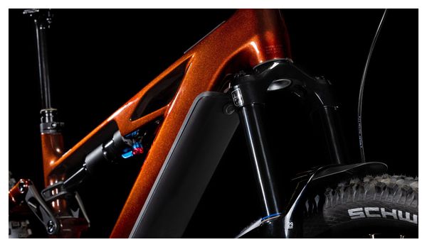 VTT Électrique Tout-Suspendu Cube Stereo Hybrid One77 HPC Race 800 Shimano Deore 12V 800 Wh 29''/27.5'' Orange Liquid 2025 – Image 8
