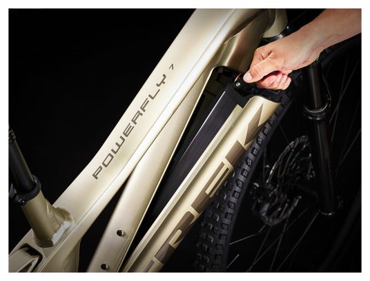 VTT Électrique Tout-Suspendu Trek Powerfly FS 7 Shimano SLX / XT 12V 625 Wh 29'' Beige Gén 3 – Image 4