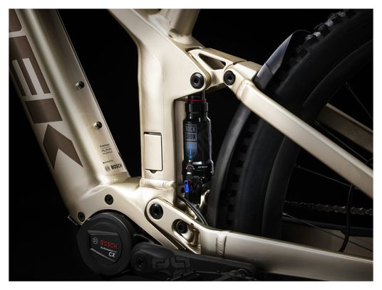 VTT Électrique Tout-Suspendu Trek Powerfly FS 7 Shimano SLX / XT 12V 625 Wh 29'' Beige Gén 3 – Image 7