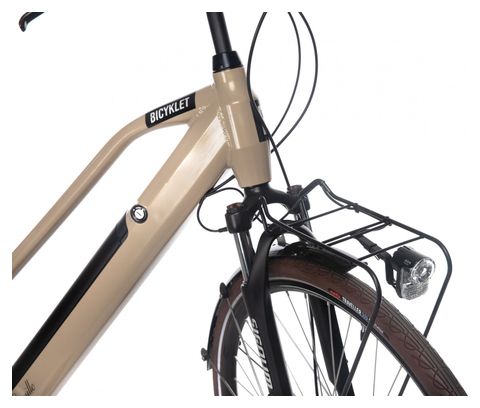 Vélo de Ville Électrique Bicyklet Camille Shimano Acera/Altus 8V 504 Wh 700 mm Beige Ivoire – Image 7