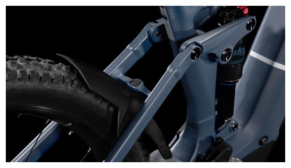 VTT Électrique Tout-Suspendu Cube Stereo Hybrid One44 Pro 800 Shimano Cues 11V 800 Wh 29'' Bleu Gris Ink 2025 – Image 10