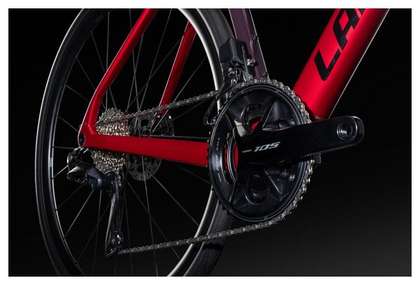 Vélo de Route Lapierre Pulsium 6.0 Shimano 105 Di2 12V 700 mm Rouge 2025 – Image 4