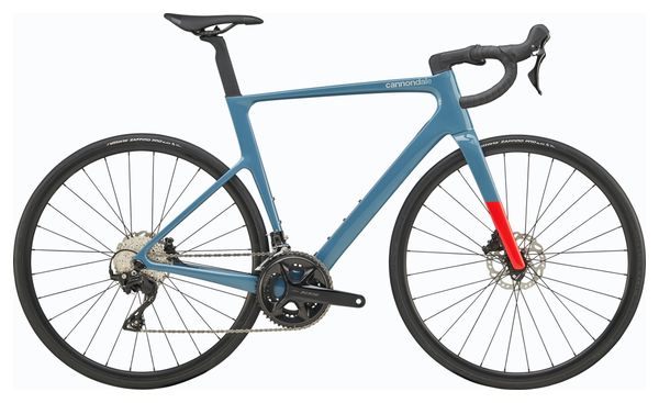 Vélo de Route Cannondale SuperSix Evo 4 Shimano 105 12V 700 mm Bleu Storm Cloud