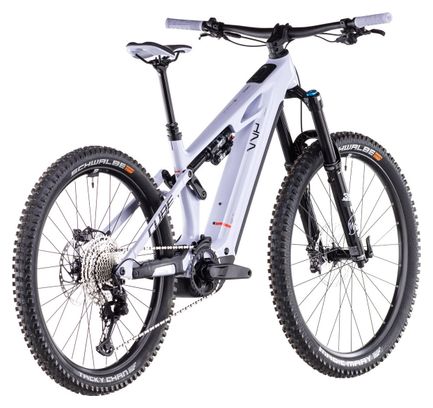 VTT Électrique Tout-Suspendu Cube Stereo Hybrid One77 HPC SLX 800 Shimano Deore XT 12V 800 Wh 29''/27.5'' Violet Rose Cyclamen 2025 – Image 6