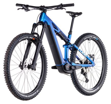 VTT Électrique Tout-Suspendu Cube Stereo Hybrid One44 HPC SLX 800 Shimano Deore XT 12V 800 Wh 29'' Bleu Nebula 2025 – Image 3