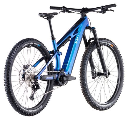 VTT Électrique Tout-Suspendu Cube Stereo Hybrid One44 HPC SLX 800 Shimano Deore XT 12V 800 Wh 29'' Bleu Nebula 2025 – Image 6