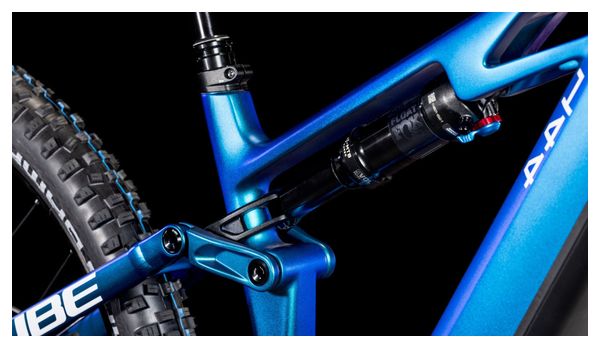VTT Électrique Tout-Suspendu Cube Stereo Hybrid One44 HPC SLX 800 Shimano Deore XT 12V 800 Wh 29'' Bleu Nebula 2025 – Image 9
