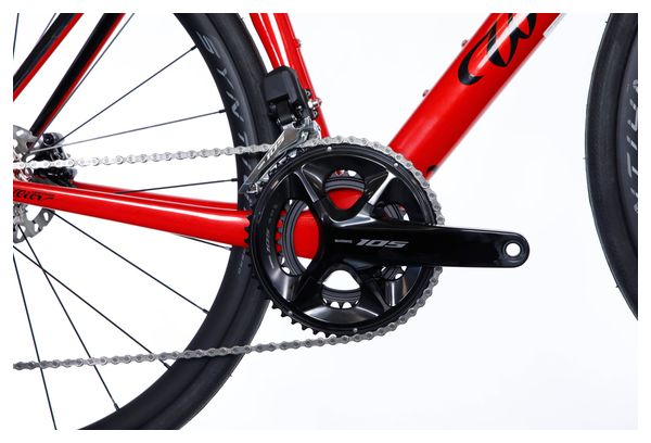 Vélo de Route Wilier Triestina Filante SL Shimano 105 Di2 12V 700 mm Rouge 2025 – Image 4