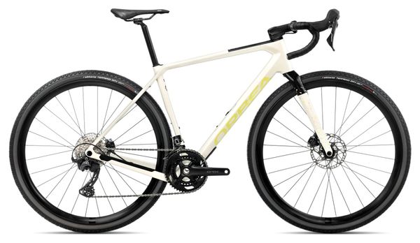 Vélo de Gravel Orbea Terra M30TEAM Shimano GRX 12V 700 mm Blanc Ivory 2025