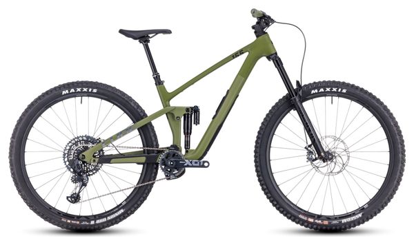 VTT Tout-Suspendu Cube Stereo One55 C:62 TM 29 Sram X01 Eagle AXS 12V 29'' Vert Olive