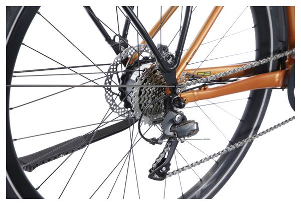 Vélo de Ville Electrique Bergamont E-Sweep Sport Shimano Claris 8V Mahle 250Wh Orange 2023 - Vélo d'Exposition – Image 7