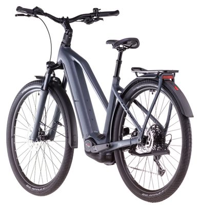 VTC Électrique Cube Kathmandu Hybrid One 800 Trapeze Shimano Cues 10V 800 Wh 700 mm Gris Shadow 2025 – Image 5