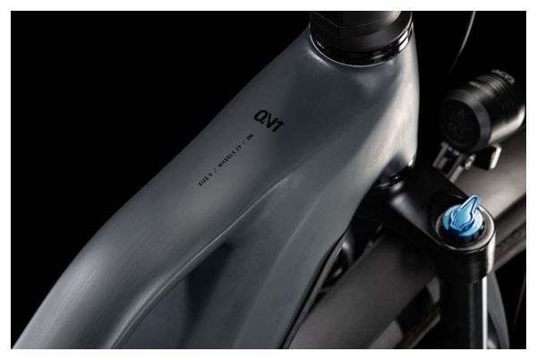 VTC Électrique Cube Kathmandu Hybrid One 800 Trapeze Shimano Cues 10V 800 Wh 700 mm Gris Shadow 2025 – Image 7