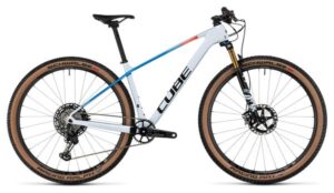 VTT Semi-Rigide Cube Elite C:68X SLX Shimano XTR 12V 29'' Gris Bleu Teamline