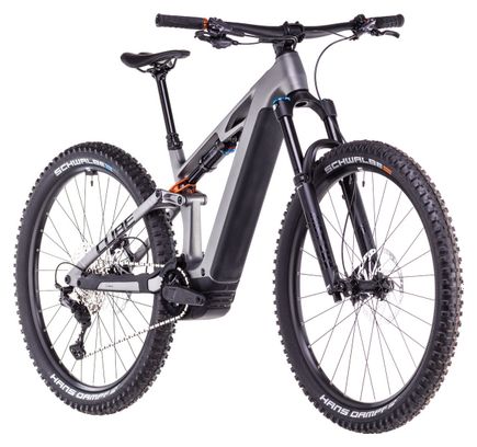 VTT Électrique Tout-Suspendu Cube Stereo Hybrid One44 HPC SLX 800 Shimano Deore XT 12V 800 Wh 29'' Gris Slab 2025 – Image 2