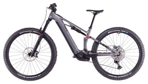VTT Électrique Tout-Suspendu Cube Stereo Hybrid One44 HPC SLX 800 Shimano Deore XT 12V 800 Wh 29'' Gris Slab 2025 – Image 4