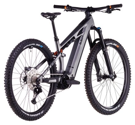 VTT Électrique Tout-Suspendu Cube Stereo Hybrid One44 HPC SLX 800 Shimano Deore XT 12V 800 Wh 29'' Gris Slab 2025 – Image 6