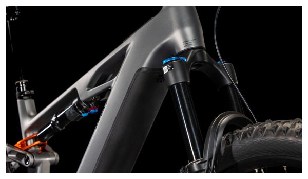 VTT Électrique Tout-Suspendu Cube Stereo Hybrid One44 HPC SLX 800 Shimano Deore XT 12V 800 Wh 29'' Gris Slab 2025 – Image 8