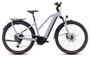 VTC Électrique Cube Kathmandu Hybrid EX 800 Trapeze Shimano Cues 11V 800 Wh 700 mm Gris Haze 2025