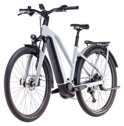 VTC Électrique Cube Kathmandu Hybrid EX 800 Trapeze Shimano Cues 11V 800 Wh 700 mm Gris Haze 2025 – Image 3