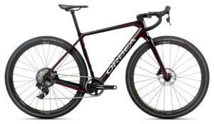 Vélo de Gravel Orbea Terra M21eTEAM 1X Sram Force XPLR eTap AXS 12V 700 mm Rouge Wine Carbon View 2025