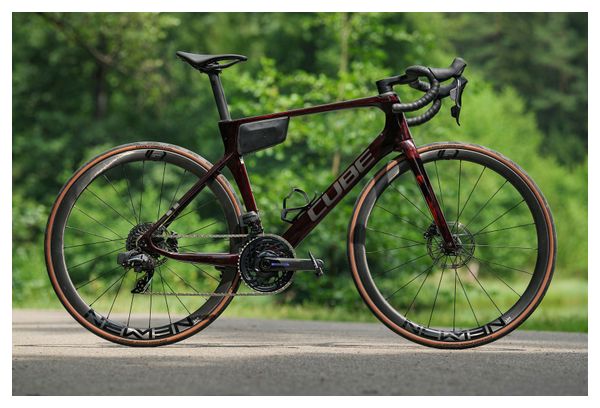 Vélo de Route Cube Agree C:62 SLX Sram Force eTap AXS 12V 700 mm Rouge Liquid 2025 – Image 10