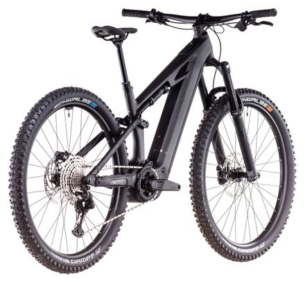 VTT Électrique Tout-Suspendu Cube Stereo Hybrid One44 HPC Race 800 Shimano Deore XT 12V 800 Wh 27.5'' Noir Blackline 2025 – Image 6
