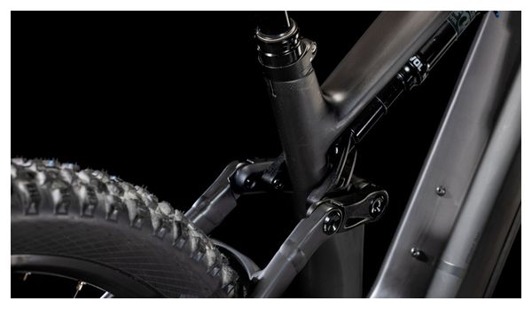 VTT Électrique Tout-Suspendu Cube Stereo Hybrid One44 HPC Race 800 Shimano Deore XT 12V 800 Wh 27.5'' Noir Blackline 2025 – Image 10