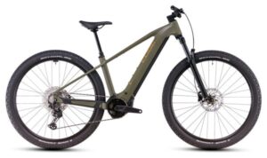 VTT Électrique Semi-Rigide Cube Reaction Hybrid Pro 800 Shimano Deore/Deore XT 12V 800 Wh 29'' Vert Dusty Olive 2025