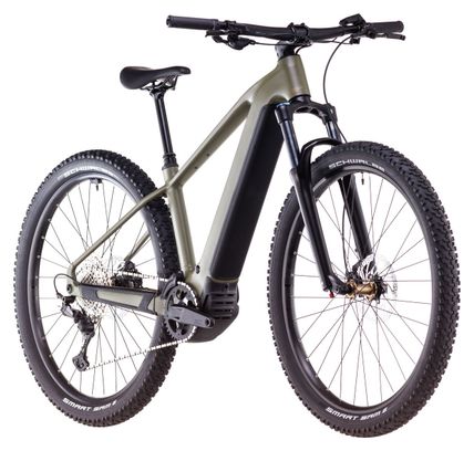 VTT Électrique Semi-Rigide Cube Reaction Hybrid Pro 800 Shimano Deore/Deore XT 12V 800 Wh 29'' Vert Dusty Olive 2025 – Image 2