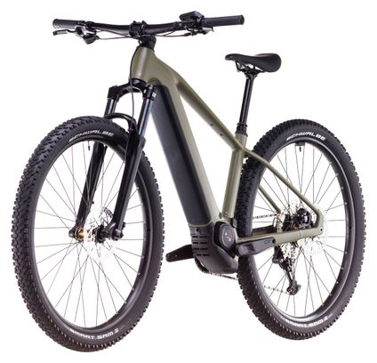 VTT Électrique Semi-Rigide Cube Reaction Hybrid Pro 800 Shimano Deore/Deore XT 12V 800 Wh 29'' Vert Dusty Olive 2025 – Image 3