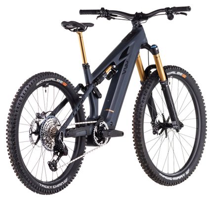 VTT Électrique Tout-Suspendu Cube Stereo Hybrid One77 HPC AT 800 Sram X0 Eagle AXS 12V 800 Wh 29''/27.5'' Gris Carbon Noir 2025 – Image 6