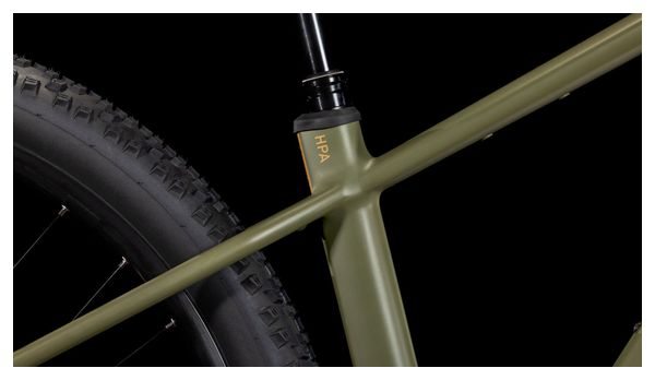 VTT Électrique Semi-Rigide Cube Reaction Hybrid Pro 800 Shimano Deore/Deore XT 12V 800 Wh 29'' Vert Dusty Olive 2025 – Image 9