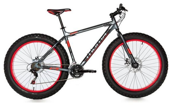 Fat Bike Moma Bikes Fat 26'' Shimano 21V Argent – Image 2