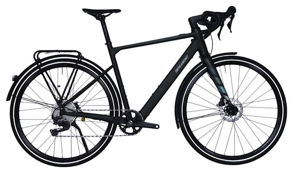 Vélo Ville Electrique Bergamont E-Sweep Adventure Shimano GRX 11V Mahle 250Wh Gris 2024 - Vélo d'Exposition
