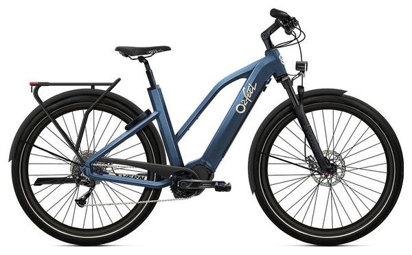 VTC Électrique O2 Feel Vern Urban Power 7.2 Shimano Alivio 9V 720 Wh 27.5'' Bleu Austral