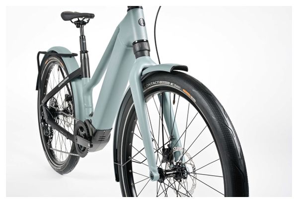Vélo de Ville Électrique Winora IRide Pure X10 Mid Shimano Cues 10V 400Wh 27 5'' Vert 2024 – Image 2