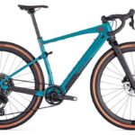 Vélo de Gravel Électrique BMC URS AMP LT Two Sram Force eTap AXS/X0 Eagle AXS 12V 360 Wh 700 mm Bleu Dark Petrol