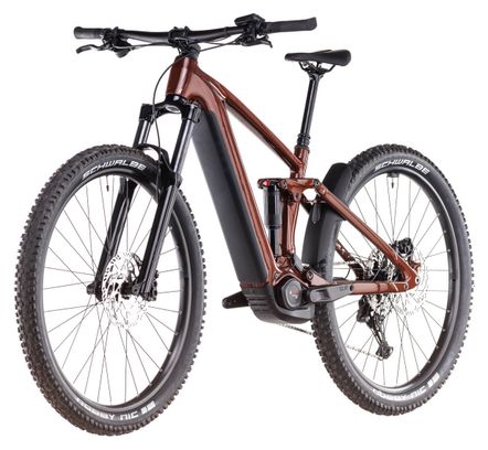 VTT Électrique Tout-Suspendu Cube Stereo Hybrid One44 Pro 800 Shimano Cues 11V 800 Wh 29'' Rouge Orange Bourbon 2025 – Image 3