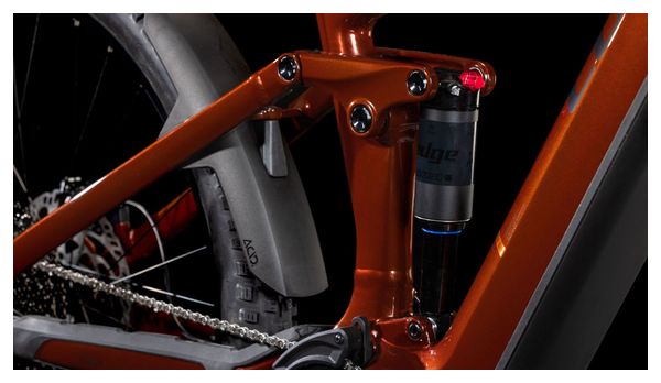 VTT Électrique Tout-Suspendu Cube Stereo Hybrid One44 Pro 800 Shimano Cues 11V 800 Wh 29'' Rouge Orange Bourbon 2025 – Image 9