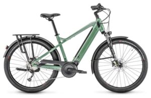 VTC Électrique Moustache Samedi 27 Xroad 1 Shimano Altus 9V 400 Wh 27.5'' Vert 2023