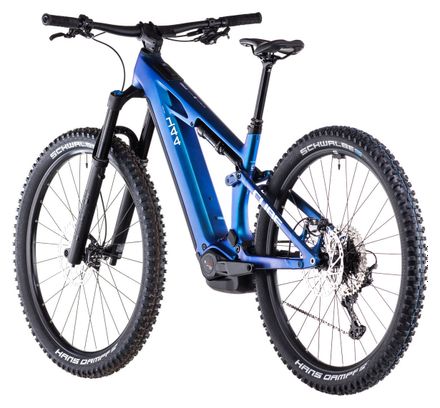 VTT Électrique Tout-Suspendu Cube Stereo Hybrid One44 HPC SLX 800 Shimano Deore XT 12V 800 Wh 27.5'' Bleu Nebula 2025 – Image 5