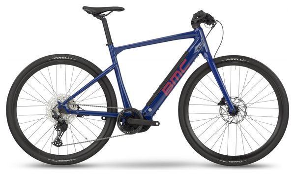 Vélo Fitness Électrique BMC Alpenchallenge AMP AL One Shimano Deore 11V 625 Wh 700 mm Bleu Ultramarine