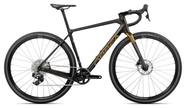 Vélo de Gravel Orbea Terra M31eTEAM 1X Sram Rival XPLR eTap AXS 12V 700 mm Gris Cosmic Carbon View 2025
