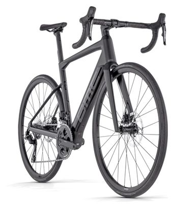 Vélo de Route Électrique BMC Roadmachine 01 AMP Three Shimano 105 Di2 12V 360 Wh 700 mm Gris Carbon Noir 2024 – Image 2