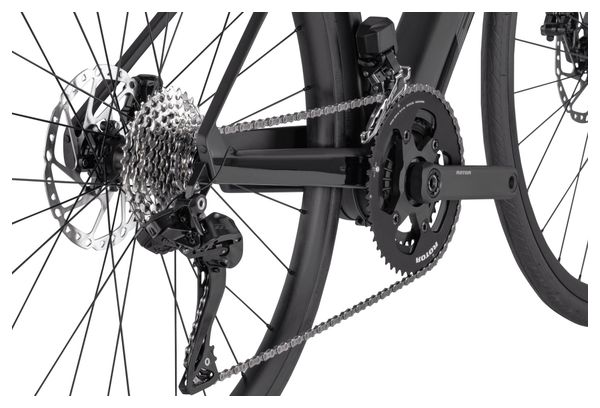 Vélo de Route Électrique BMC Roadmachine 01 AMP Three Shimano 105 Di2 12V 360 Wh 700 mm Gris Carbon Noir 2024 – Image 4