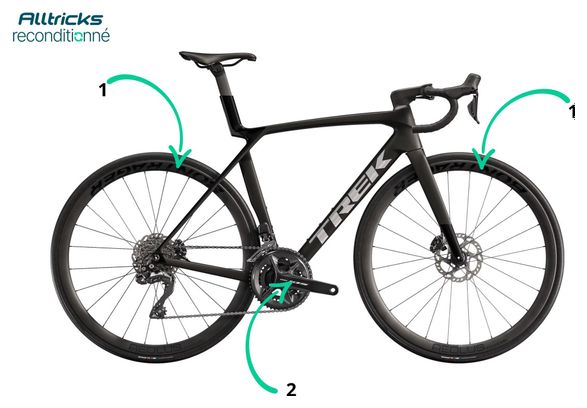 Vélo de Route Trek Madone SL 6 Shimano 105 Di2 12V 700 mm Noir Gén. 8 - Produit Reconditionné – Image 7